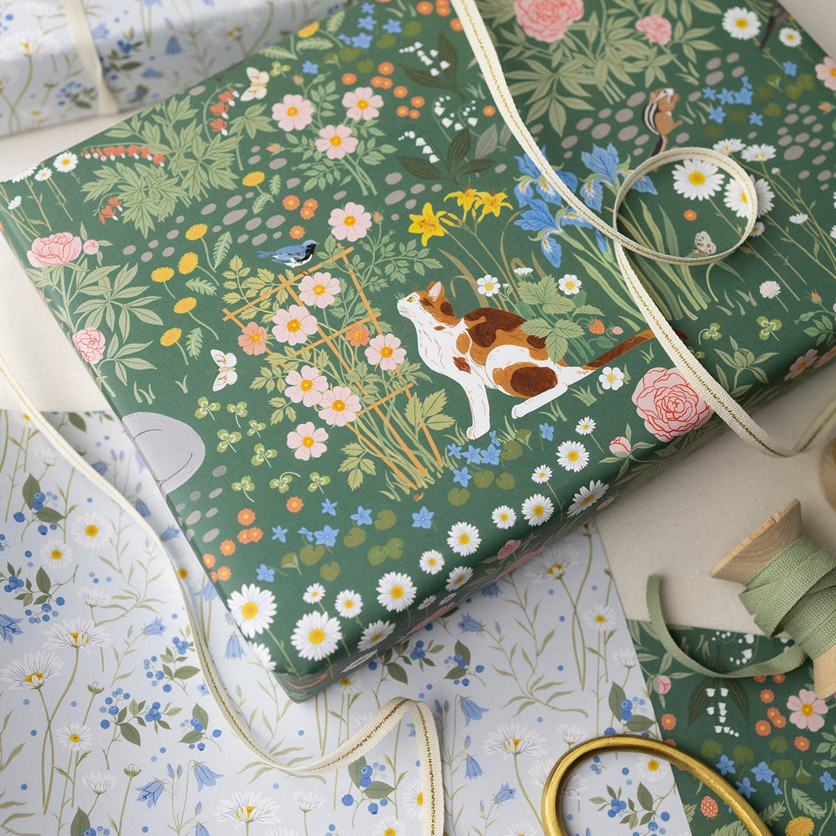 GARDEN | Double Sided Gift Wrap