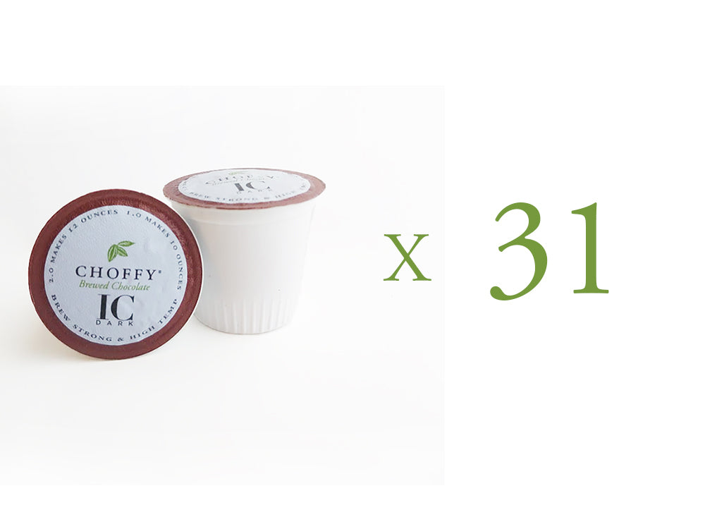 Ivory Coast Dark Choffy Brewed Cacao - Single Serve Choffy Cups