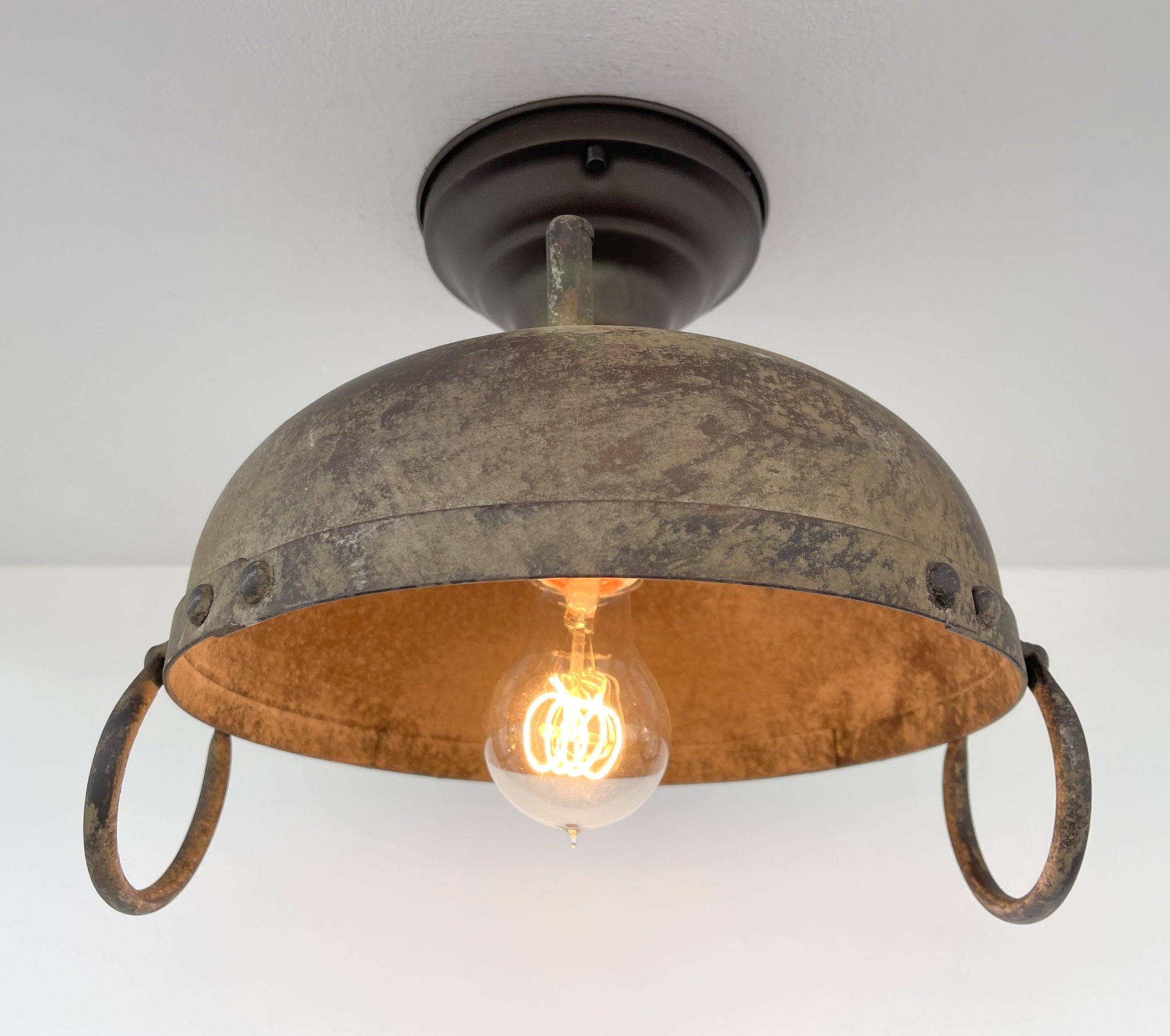 Iron Rustic Industrial Ceiling Light Fixture