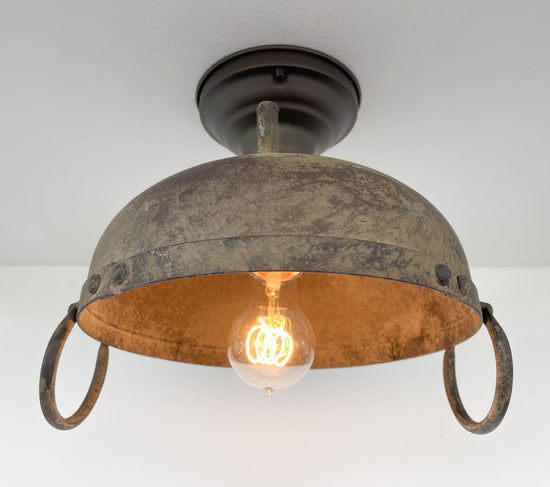 Iron Rustic Industrial Ceiling Light Fixture