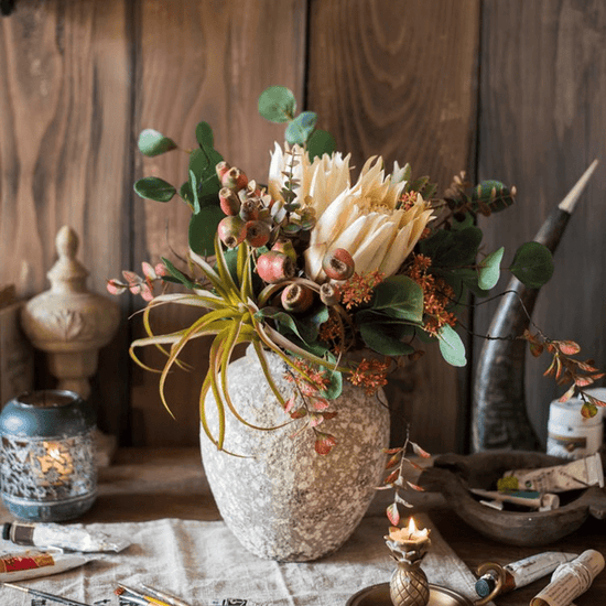 Mountian Oriole Autumn Art King Protea Bouquet