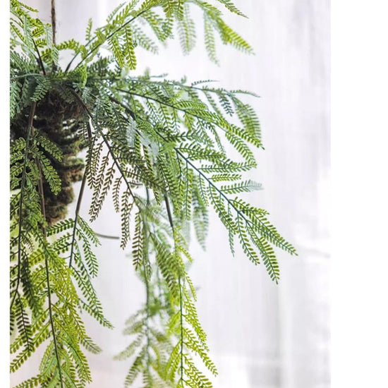 Artificial Fern Hanging Ball Decoration