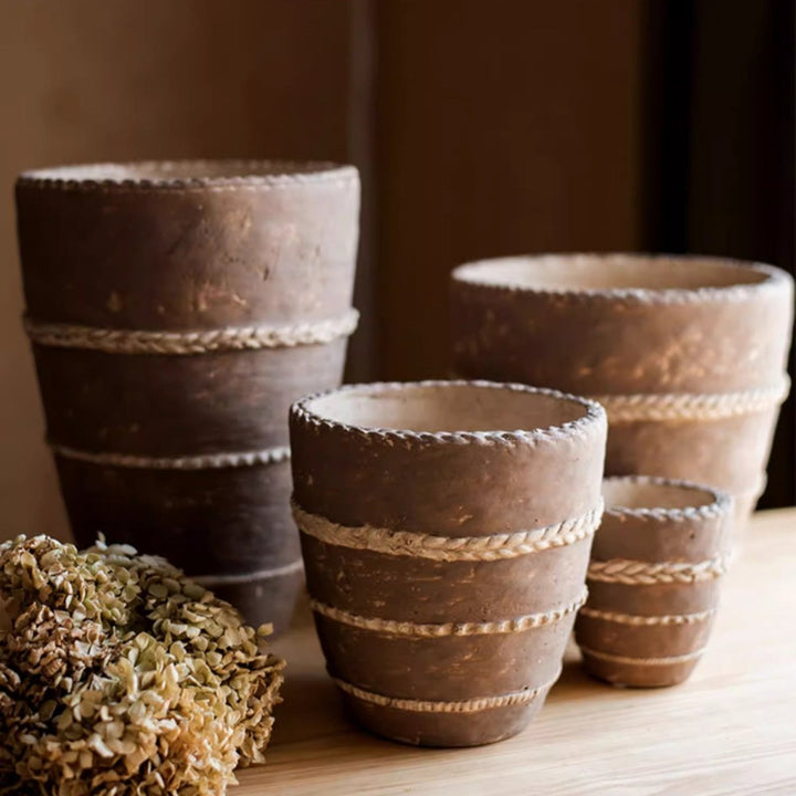 Tasha Red Terracotta Planter