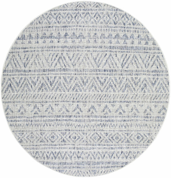 Novato Gray All Over Pattern Performance Outdoor Rug - Clearance