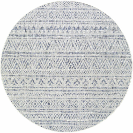 Novato Gray All Over Pattern Performance Outdoor Rug - Clearance