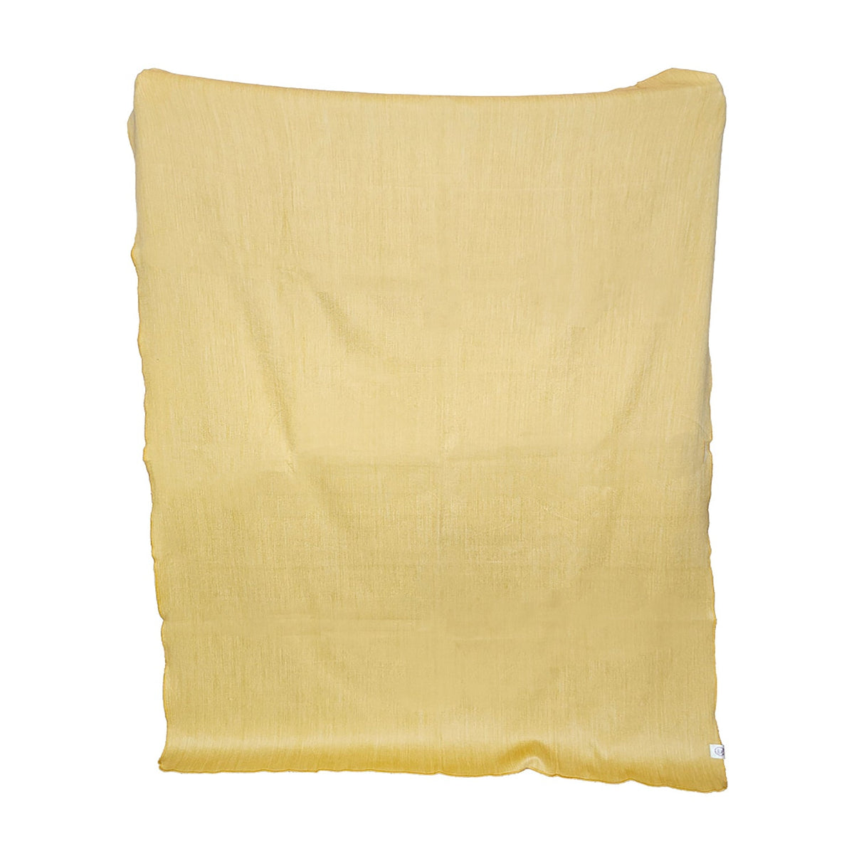 Reversible Handwoven Alpaca Throw Blanket | Daffodil & White | Kani Collection