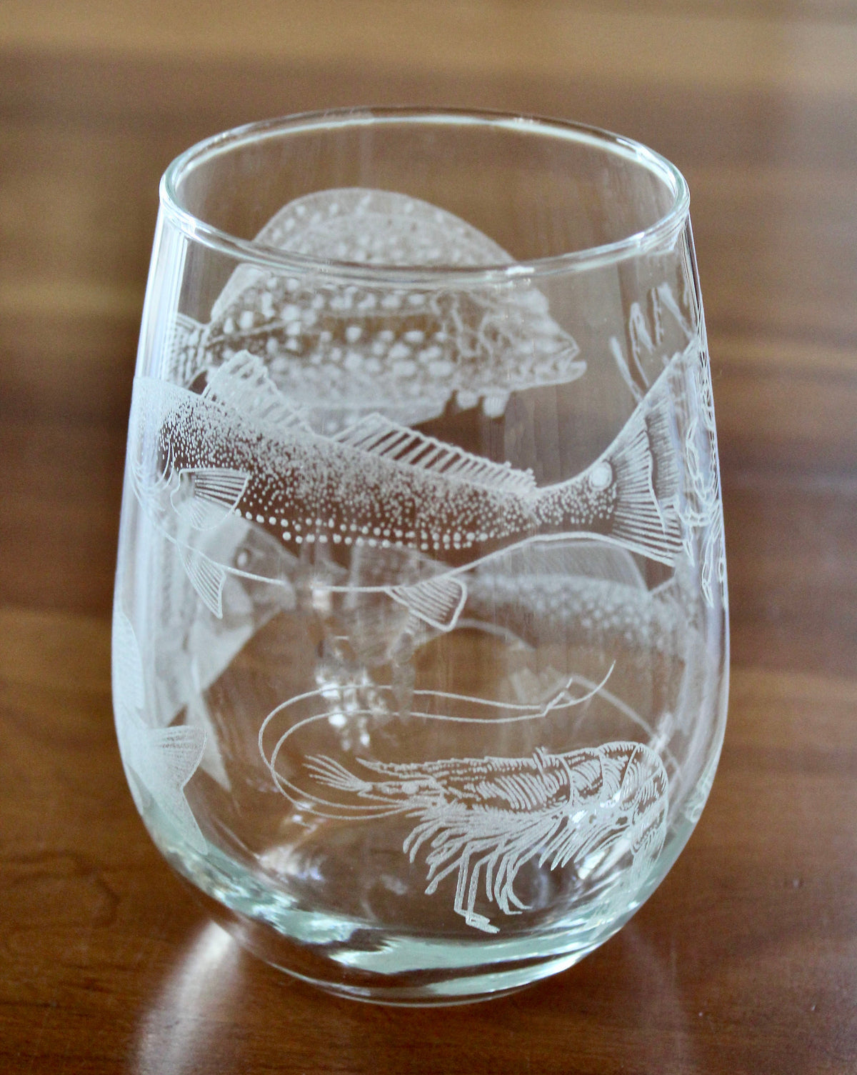 Low Country Inshore Slam - Fish Collection - Laser Engraved Glasses