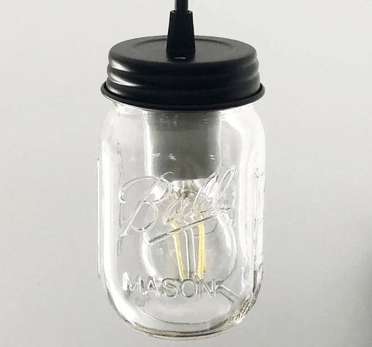 LED Edison Style 6 watt Light Bulb for Mason Jar Lighting - 60 watts Equivalent