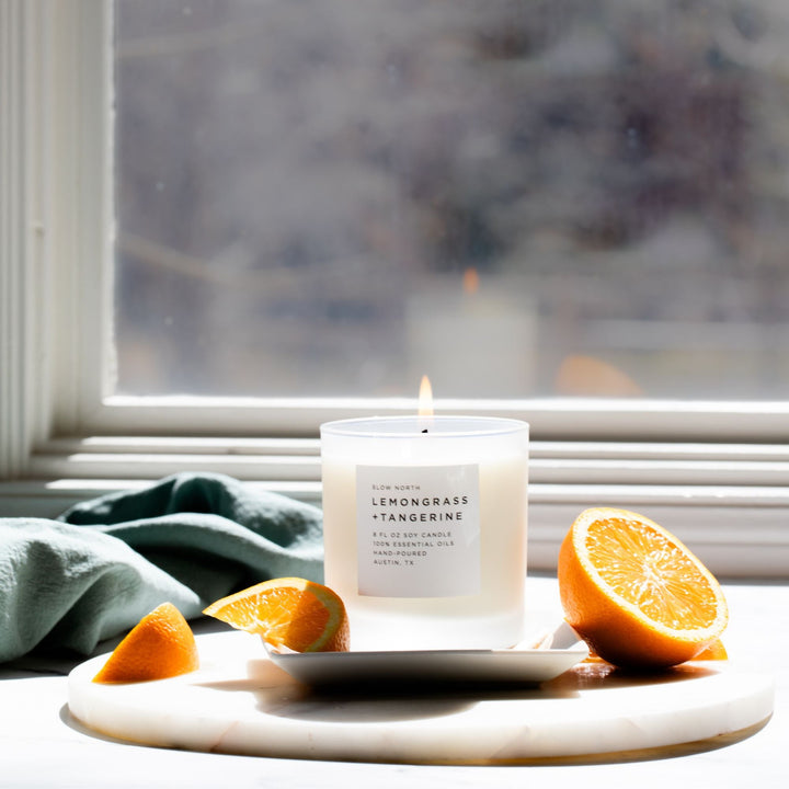 Lemongrass + Tangerine - Signature Candle