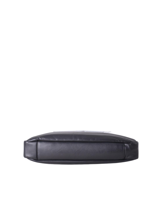 Normandy Men's Briefcase | Black Leather