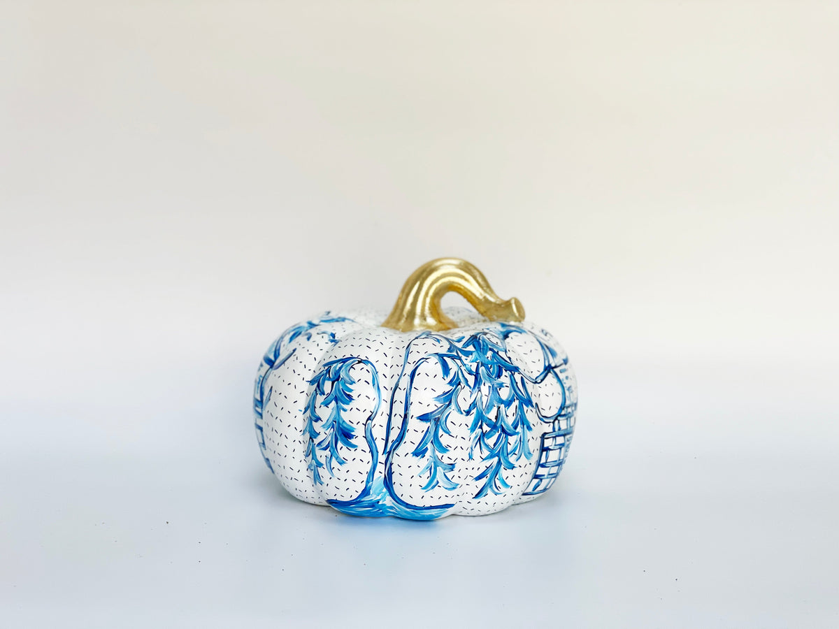 Chinoiserie Ceramic Pumpkins