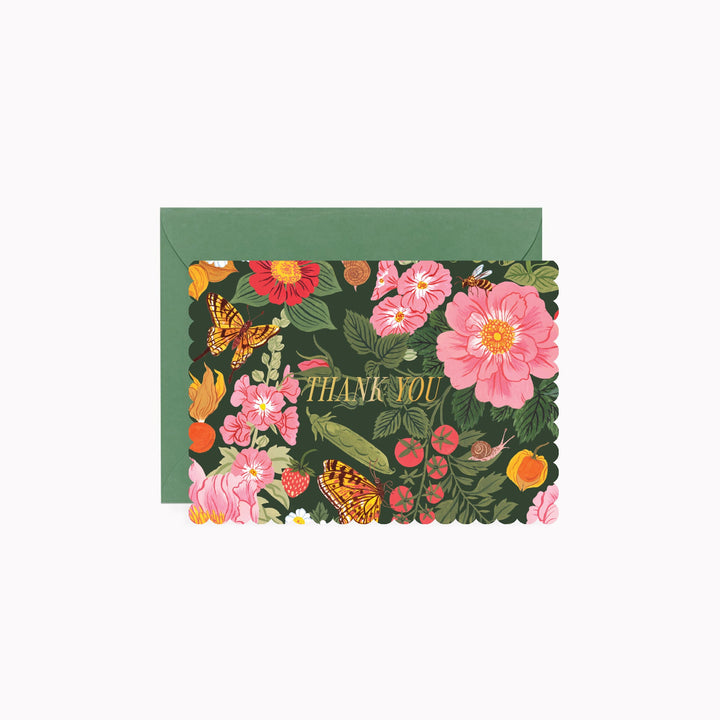 GARDEN BLOOM | THANK YOU A1 GREETING CARD