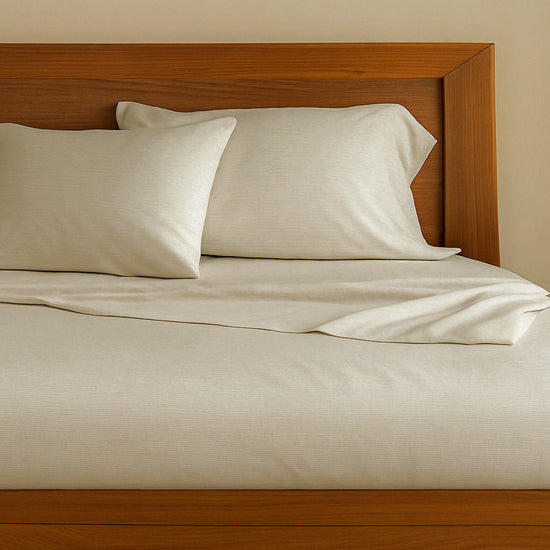 Cozy Bamboo Cotton Pillowcases - Viscose from Bamboo + Cotton - Sand