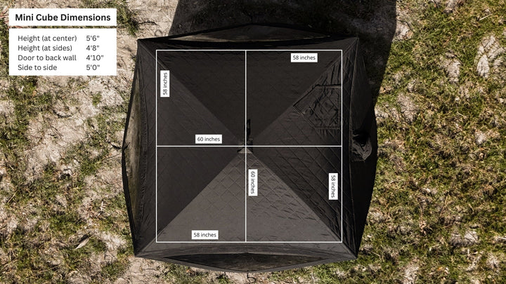 Mini Cube Sauna Tent | 2-person portable sauna