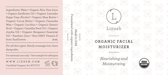 Organic Facial Moisturizer – Natural Nourishing Face Cream