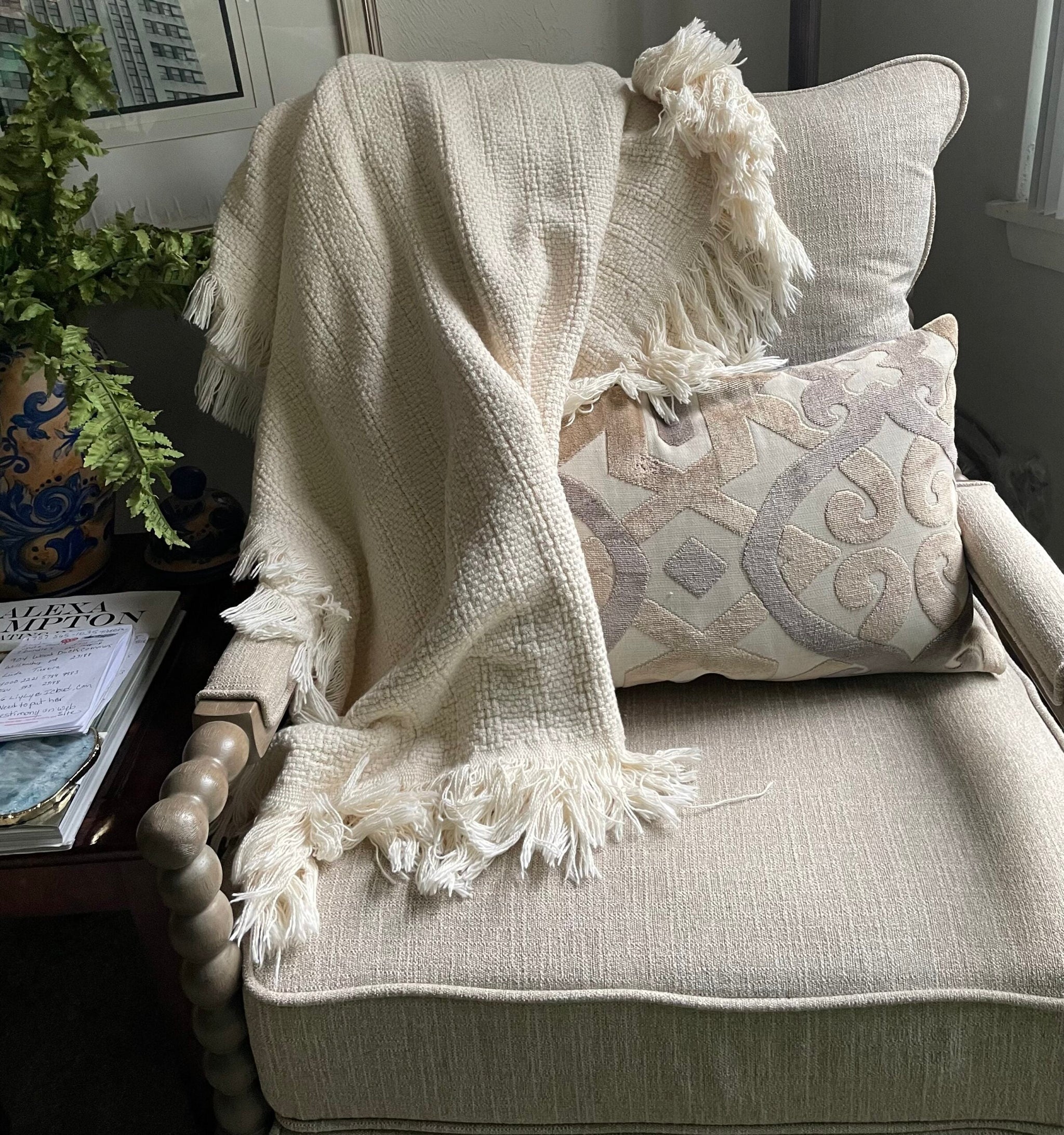 100% Cotton Throw Blankets 52" x 65"