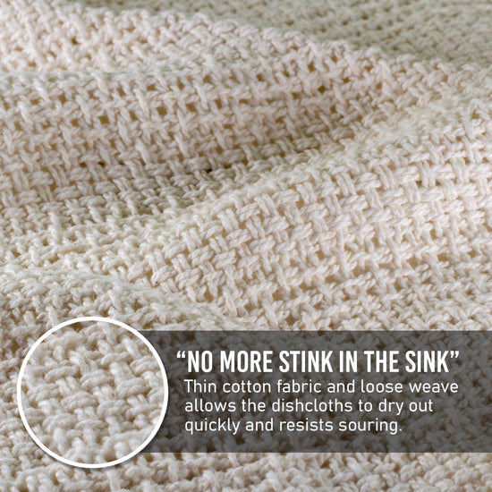 100% Cotton Dishcloths 11" x 11"
