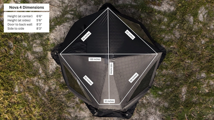 Nova 4 Sauna Tent Pro Package (4-person)