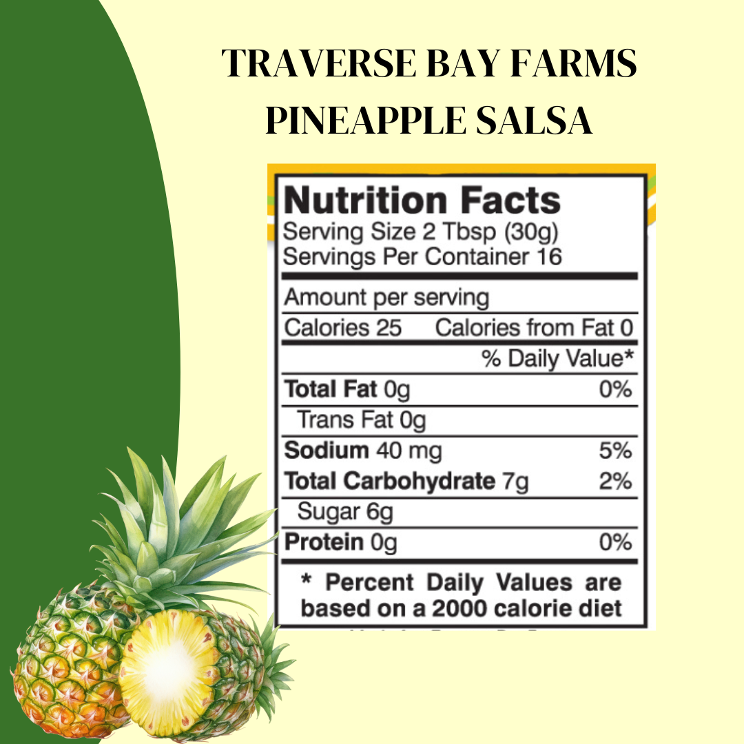 Pineapple Salsa - Medium, 16 oz - Unique salsa