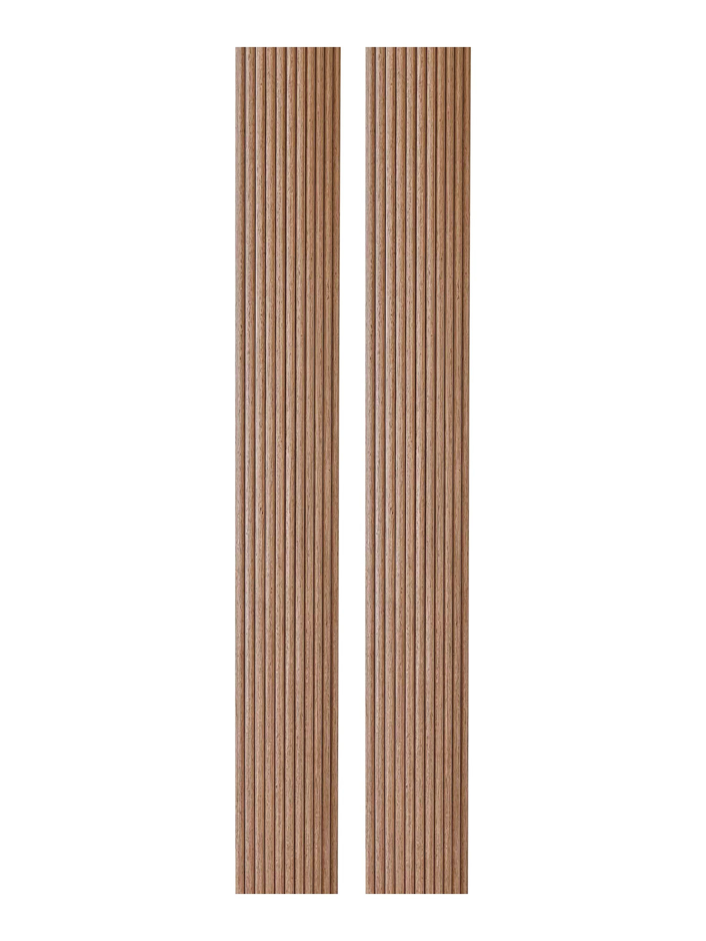 2-Pack Flexible Fluted Wall Panels – Oak