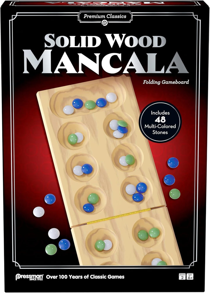 Pressman Premium Classics: Solid Wood Mancala