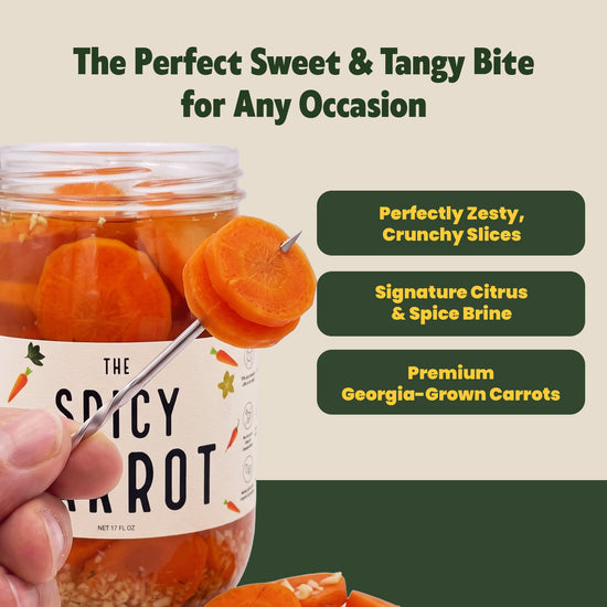 Spicy Pickled Carrots - Pickles for Charcuterie