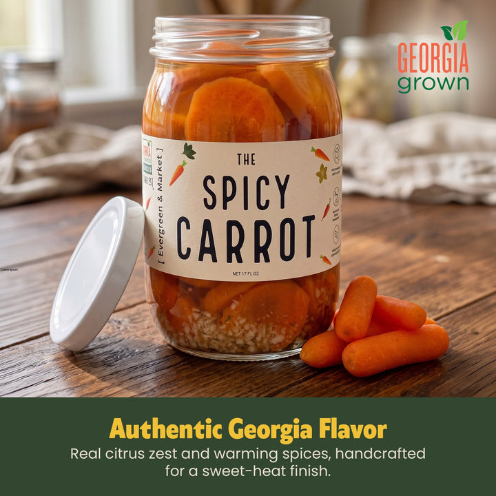 Spicy Pickled Carrots - Pickles for Charcuterie