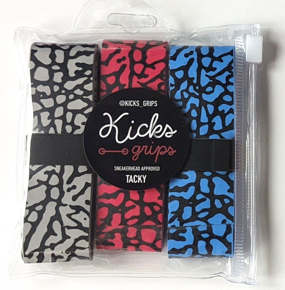Pickleball & Tennis Overgrip & Grip Tape 3-Pack, Tacky or Dry | Kicks Grips
