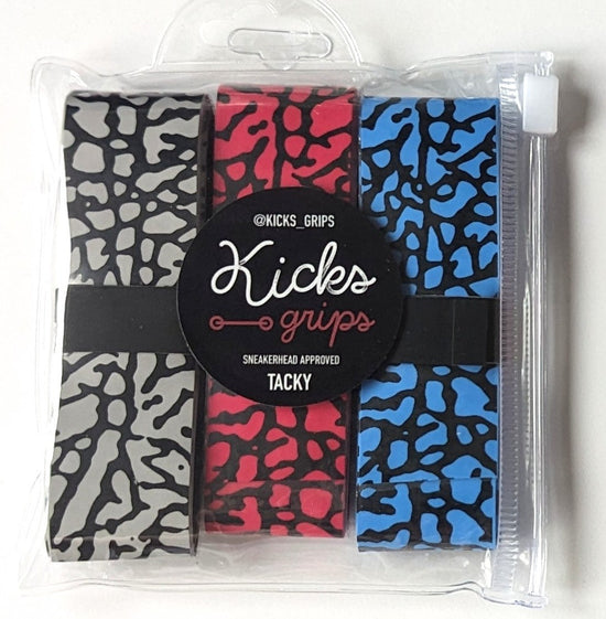 Pickleball & Tennis Overgrip & Grip Tape 3-Pack, Tacky or Dry | Kicks Grips