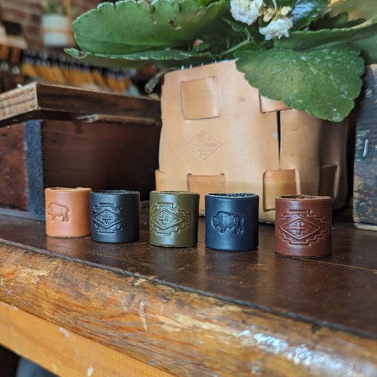 Leather Bandana Slide  - USA Made
