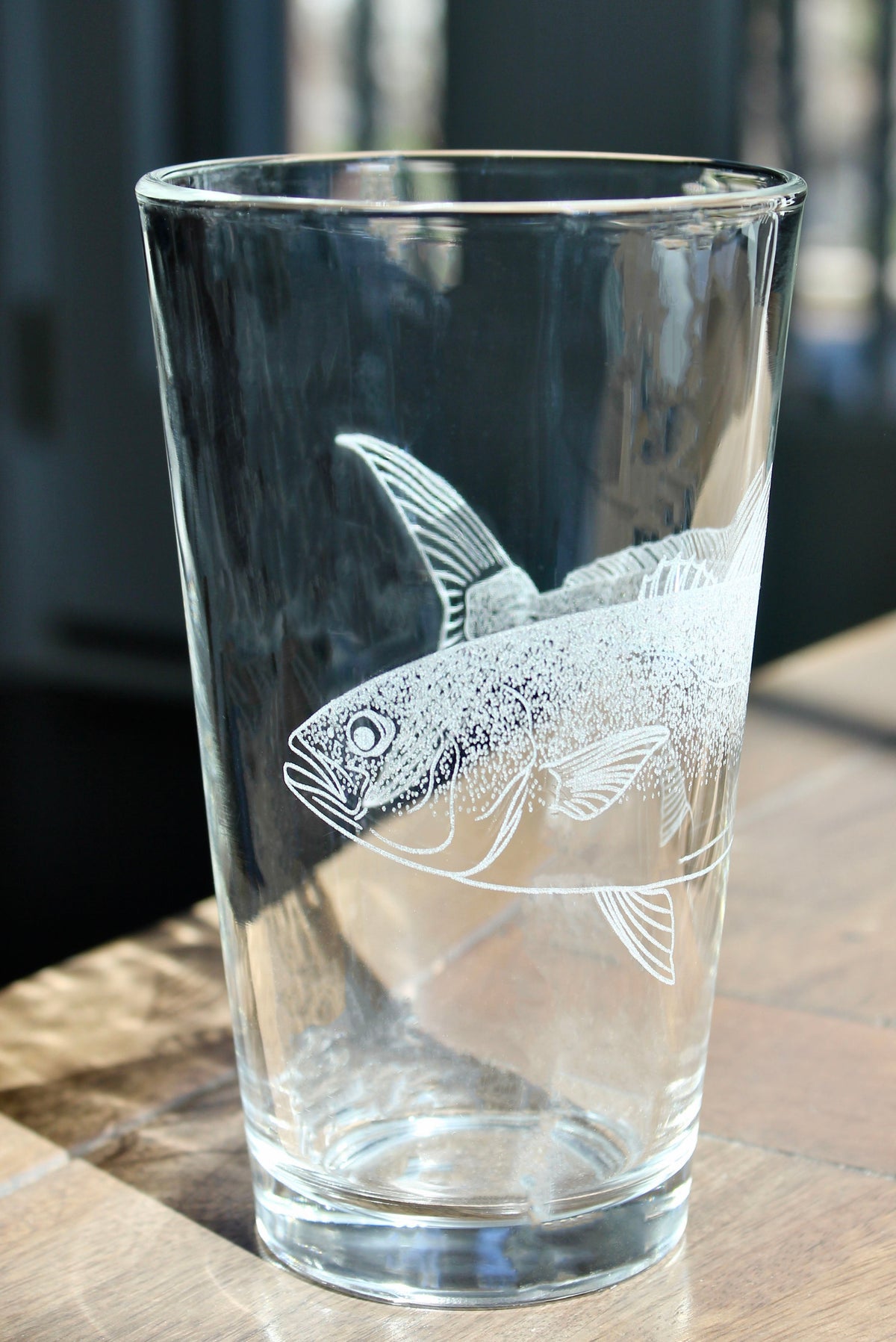 Pacific Yellowtail Laser Engraved Glasses