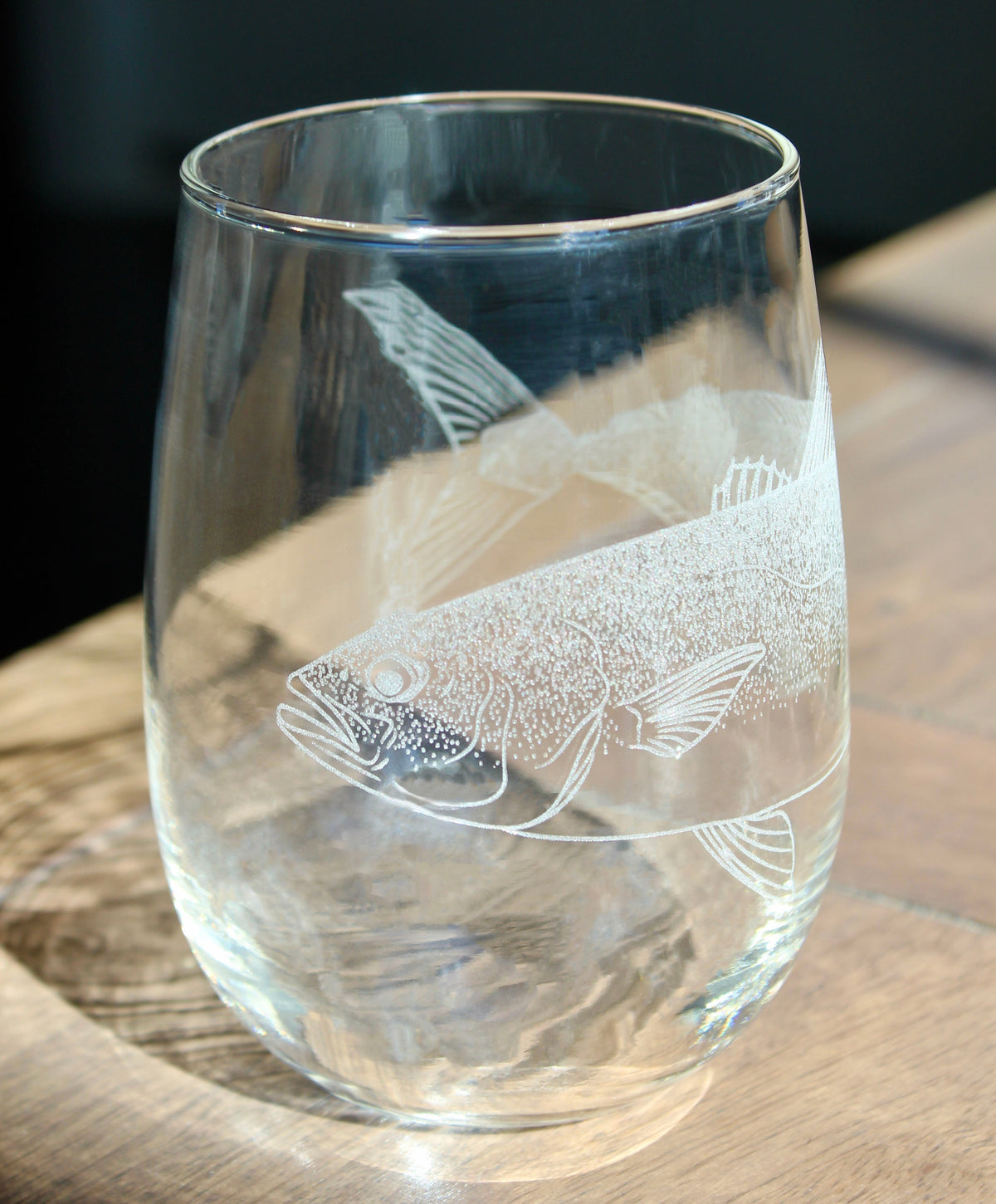 Pacific Yellowtail Laser Engraved Glasses