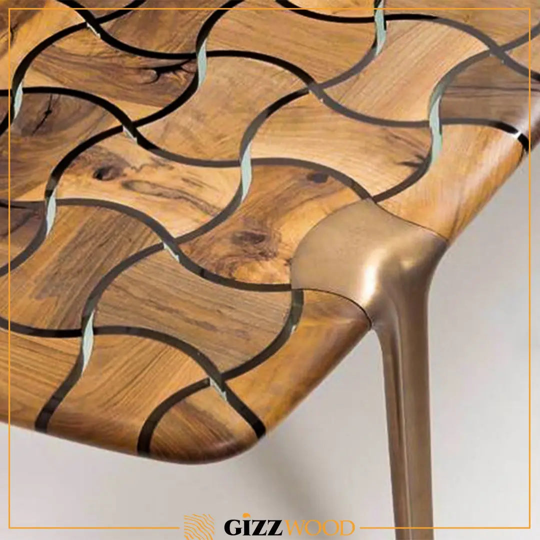 Patch Epoxy Resin Dining Table