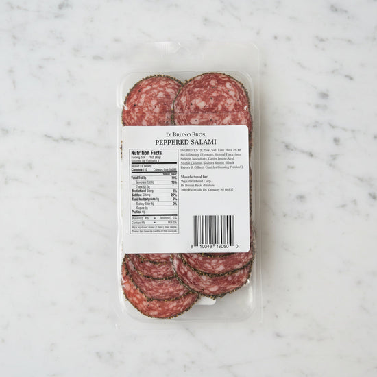 Sliced Peppered Salami