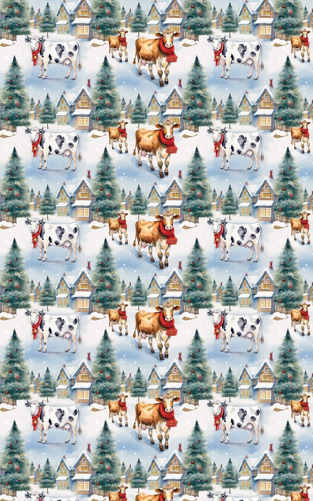 Tinsel Town Cows
