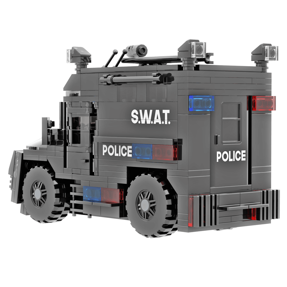 Police Armored S.W.A.T. Vehicle - Custom Building Set - Made Using LEGO® Parts
