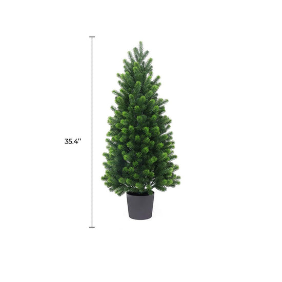 Cypress Pine Artificial Tree 35.4in – UV Resistant