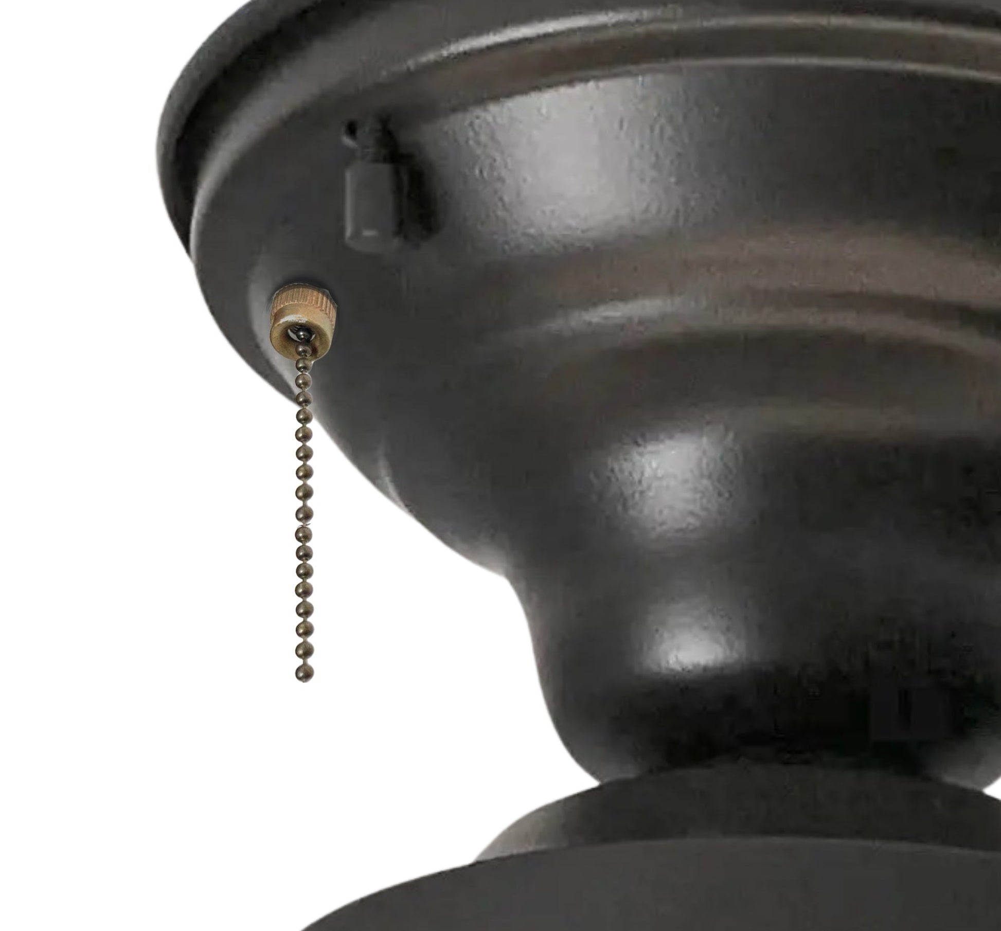 Ceiling Pull Chain Switch - No Wall Switch Needed