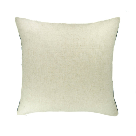 Ripple Silk Velvet Ikat Throw Pillow Cover, 20 x 20