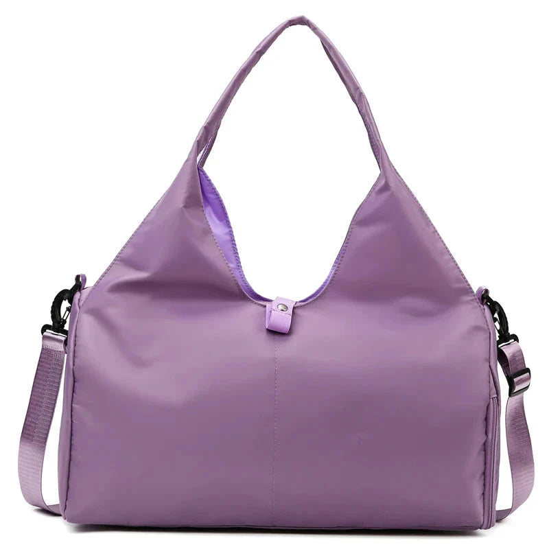 Women's Large Capacity Travel Handbag with Multiple Pockets