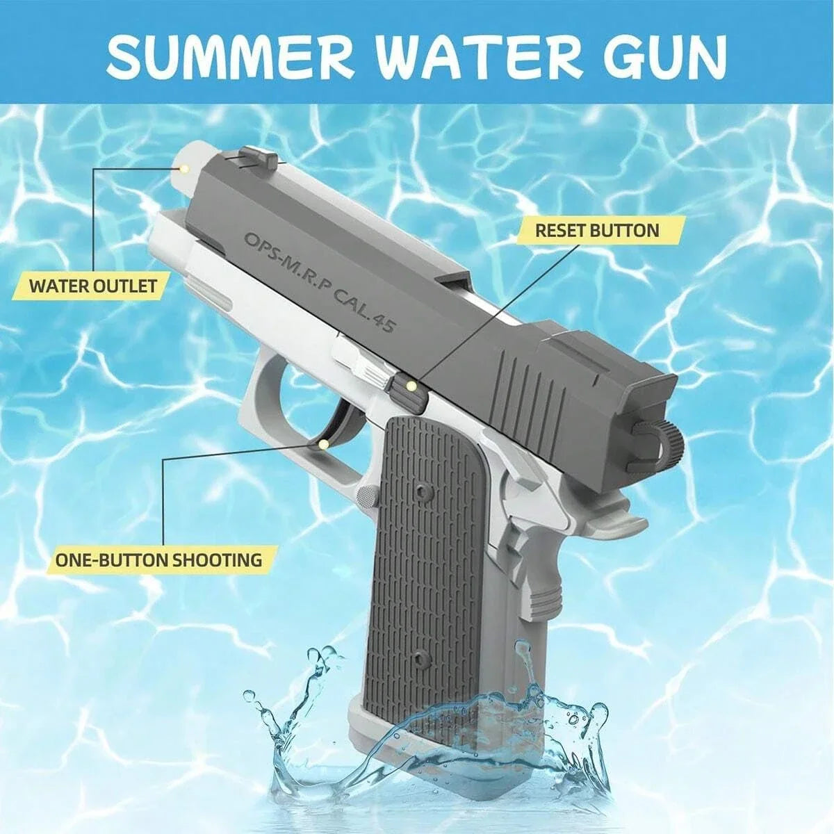 Water Blaster Toy for Pool Beach and Outdoor Summer Games