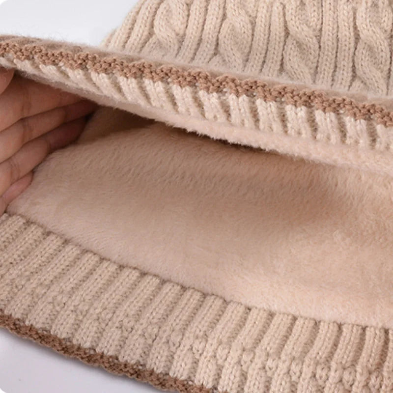 Kids’ Winter Hat, Scarf & Gloves Set – 3-Piece Fleece-Lined Beanie & Neck Warmer for Boys & Girls (Ages 4-10)