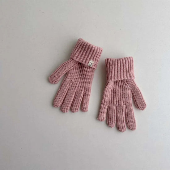 Korean Knitted Kids Hat, Scarf & Gloves Set – Autumn & Winter Baby Pullover Hat with Label for Ear, Neck & Hand Protection – Warm Children’s Winter Accessories