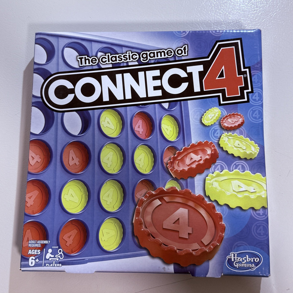 Hasbro Gaming Connect 4 Classic Grid, 4 in a Row Strategy Game