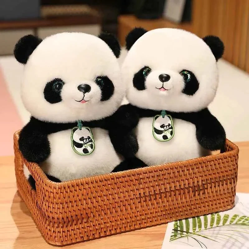 Kawaii Round Fat Panda Plush Toy (9.4-19.7 in) - Cute Stuffed Animal Doll Gift