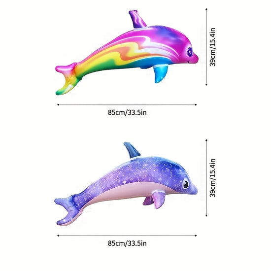 Inflatable Dolphin Pool Toys | Summer Splash Water Party Decorations