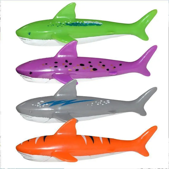 Kids Summer Shark Rocket Throwing Pool Toy for Water Fun and Educational Bath Play
