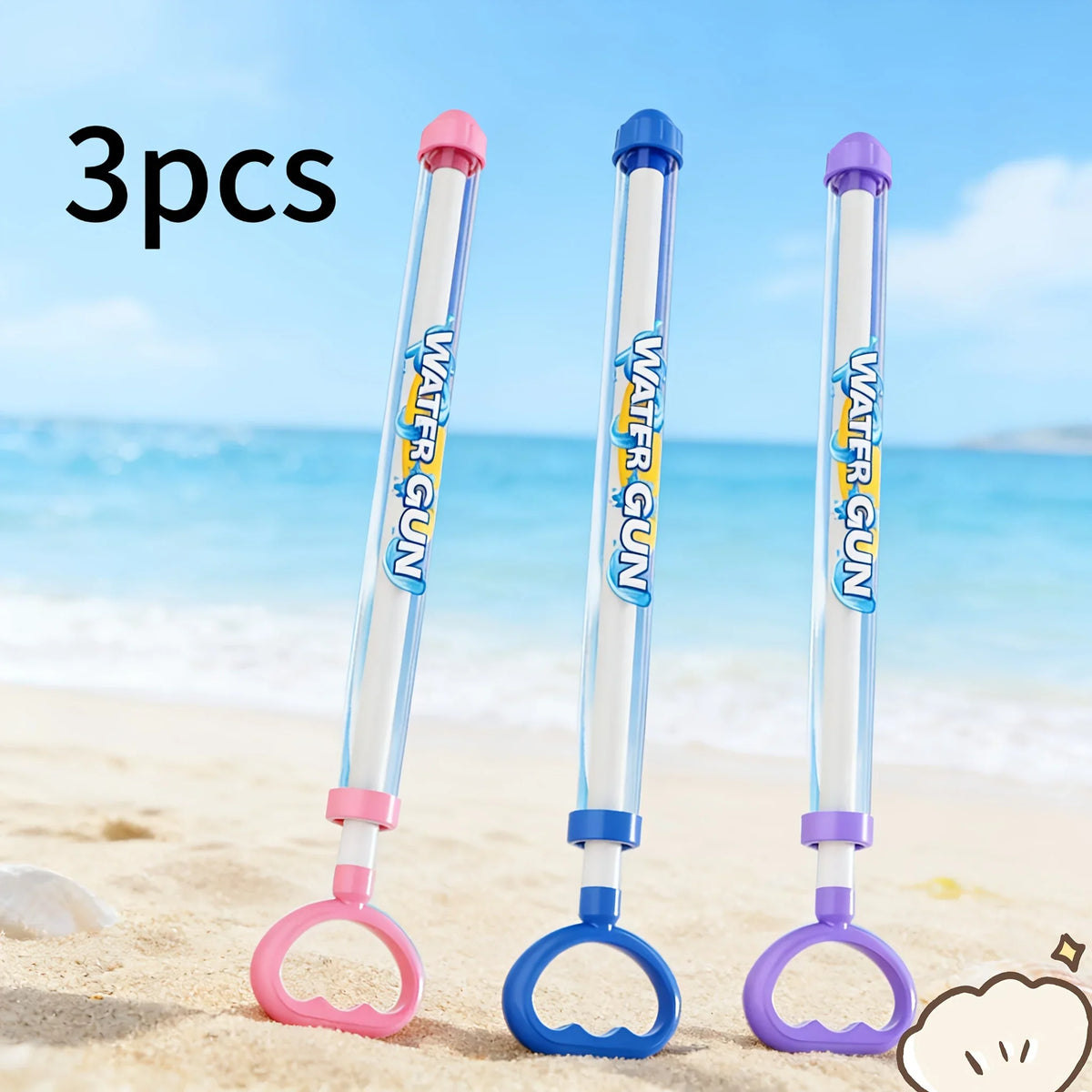 Pull Back Water Gun Spray Toy Summer Pool Blaster