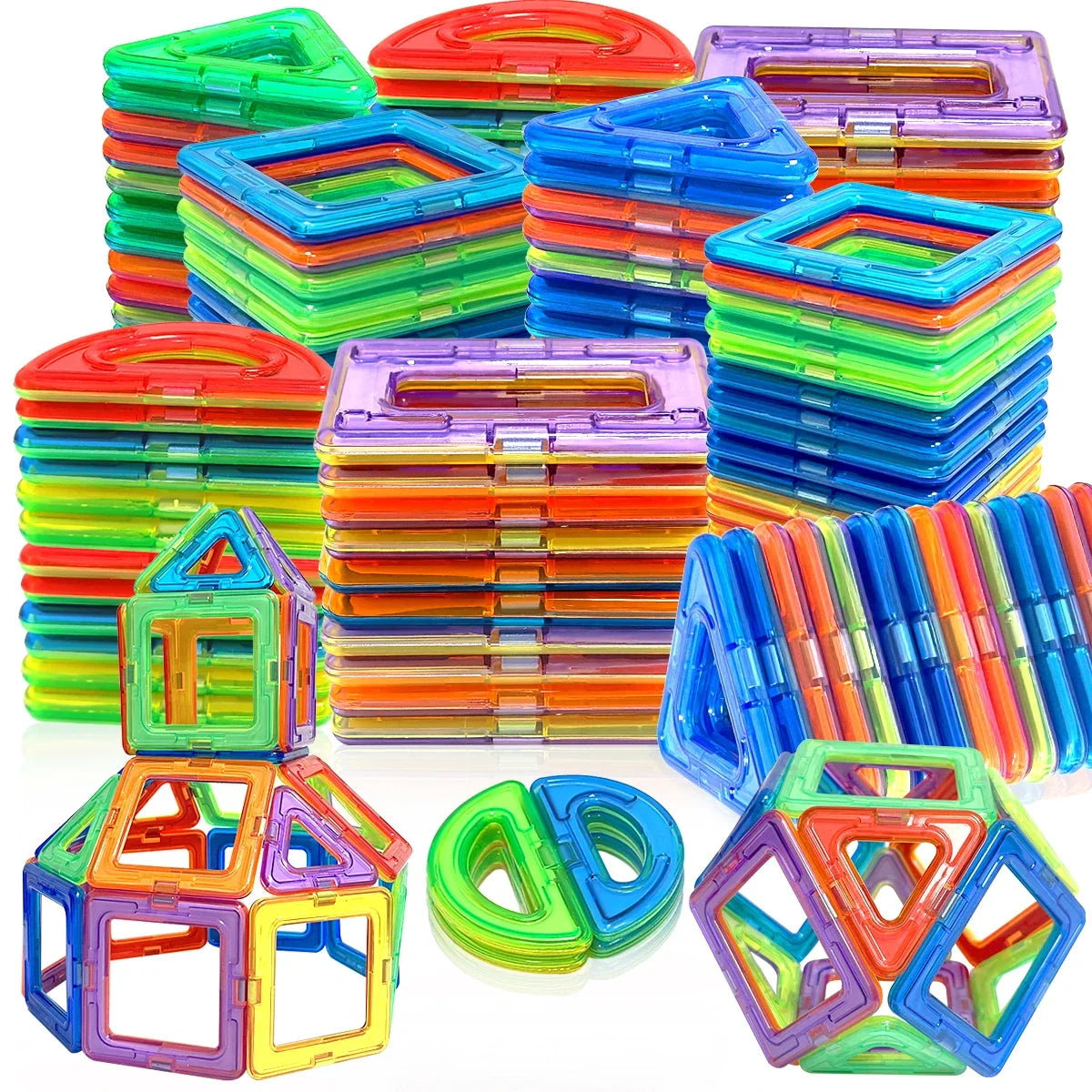 Big Size DIY Magnetic Building Blocks Construction Toy STEM