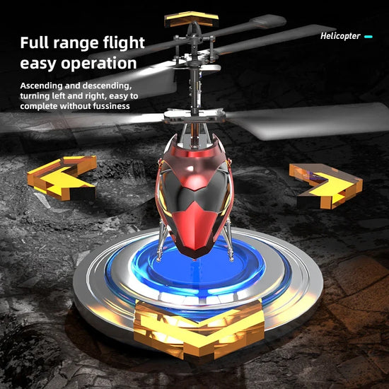 3.5CH RC Helicopter with Lights – Fall Resistant XK913 Remote Control Toy for Kids